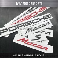 READY STOCK Porsche Macan Cayenne Cayman Panamera 911 Carrera Boxster S GTS GT3 Turbo OEM Emblem Log