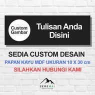 CM DECOR - PERATURAN DAPUR PAPAN ATURAN KOST MASAK SIGN DINDING