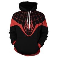 Unisex Fashion for Fans of Spider-Man Graphic Printed Movie Costume Coat Casual Cosplay Sports Hoody Pullover Sweatshirts