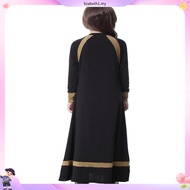 Mum Girls Milk Silk Child Dress Robe Turkish Kids Abaya Burka Arab Ramadan Prayer Maxi Long Kaftan I