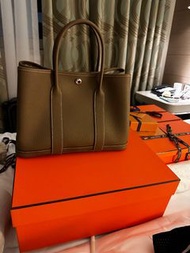 (Sold已出）Hermes Garden Party 30 Etoupe