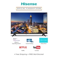 COD ♞Hisense 32A4GS 32 inch HD Ready Smart TV - Netflix, YouTube and FREE Wall Bracket
