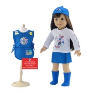 Emily Rose 18 Inch Doll Clothes | 18" Doll Daisy Girl Scout-Inspired 5 Piece Doll Clothing Uniform, 