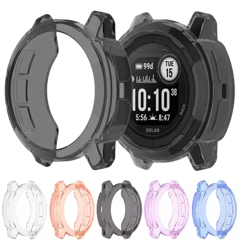 For Garmin instinct 2 2s TPU Case Soft Protector Cover Bumper Watch Frame Shockproof Protective Shel