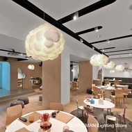 Modern Cloud Chandelier scandinavian White Floating Cloud Pendant Light Dining Room Pendant Light No