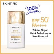 [BPOM] SKINTIFIC Ultra Light Serum Sunscreen glowing 25ml SPF50 PA++++ Face Sunscreen Sunblock Facia