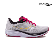 Saucony Women Guide 14 Running Shoes - Alloy/Cherry Wide