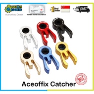 Aceoffix Bicycle Handlebar Catcher Holder CNC Catcher For Folding Bike 1Pc