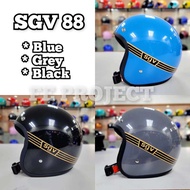 SGV 88 HELMET BLUE BLACK GREY