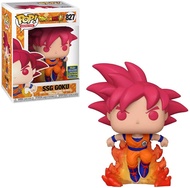 POP FUNKO 827 Dragon Ball Super Saiyan God Goku 2020 Summer Convention Exclusive Vinyl Figure Model 