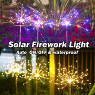 ✨✨LED Waterproof Outdoor Solar Fireworks Lights Copper Wires String Starburst Light DIY Flowers Fair