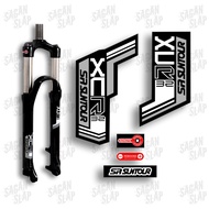 Sticker SUNTOUR XCR Sticker Decal Fork Mtb Bike