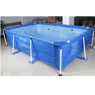 INTEX METAL FRAME 2.6 Meter Swimming Pool Kids Pool Family Pool Kolam Renang Intex Kolam Renang Buda