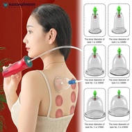 NANASALONNN Electric Cupping Machine Multifunctional Vacuum Cupping Scraping Device Household Set Re