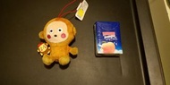 清貨特價 Sanrio Monkichi 淘氣猴 手持小猴 毛公仔 匙扣吊飾 絕版珍藏