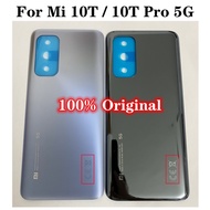 Original Gorilla Glass 5 Back glass Cover For Xiaomi Mi 10T Pro 5G Back Door Replacement Battery Cas