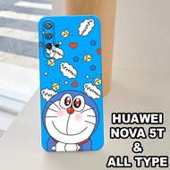 G31 - HUAWEI NOVA 5T Silicone - HUAWEI NOVA 5T pro camera Softcase - DORAEMON Motif - Flexible rubbe
