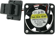 Sanyo Fanuc Cooling Fan Replacement A90L-0001-0575 9WF0424H6503, 24V 0.09A 6-Pin 3-Wire CNC Fan for