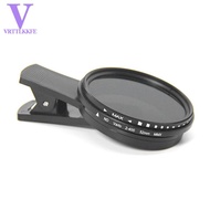 52mm Phone ND Filter ND2 to ND400 Clip-on Variable Neutral Density Filter for Phone Mobile Smart Pho