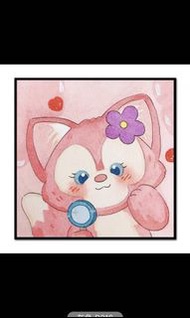 Disney linabell diy 數字油畫🎨🖼️🖌️