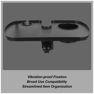 Microphone Stand Cup Holder Studio ClampOn Utility Shelf AntiSlip Clamping Microphone Stand Tray for