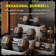 Hex Dumbbell Set 2Pcs 5/7.5/10KG Hexdumbbell Push Up Fitness Dumbbell