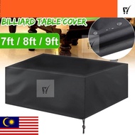 MC- Billiard Table Cover, Waterproof 7/8/9 Feet Pool Table Dust Cover, Easy To Wash Thickened with D
