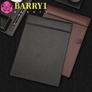 BARRY1 Paper Folder, PU Leather Magnetic Writing Board, Letter Size A4 Durable Thicken Clipboard Fol