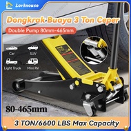3 Ton Crocodile Jack Flat LPFJ3T 3 Ton Car Jack Double Pump Hydraulic Jack 3T