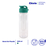 Chielo Botol Minum Premium Plastik 500 ML Miami Infuser Water Bottle BPA Free CHI-MIAMI Varian Warna