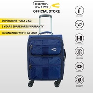 camel active 20 Inch rPET Softcase Luggage TSA Lock Expandable 8 Wheel Secure Zip - 51750020