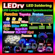 Soldering Custom LED Lampu Speedometer Perodua Proton VIVA ALZA BEZZA SAGA BLM FLX LMST VIGO MYVI (HARGA utk 1biji)💥