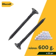 Ekocraft Screw Black Dial 600 Grams x 20 Boxes Size 6x3/4" 6x1" 6x1-1/4" 6x1-1/2" 6x2"