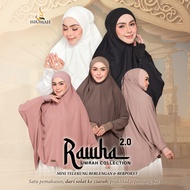 RAWHA 2.0 SERIES by TELEKUNG HIQMAH Mini Telekung Berlengan & Berpoket Zip di Lengan & Poket Hadapan