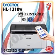 Brother HL-1210w Monochrome Wireless (WIFI) Laser Printer Similar HP M12w / Canon LBP6030w