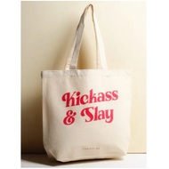 Christy Ng Kickass & Slay Canvas Tote Bag