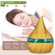 精美噴霧器配特色夜燈 （淺木紋）(桌上型加濕器)(靜音加濕)(夜燈)(家用電器)