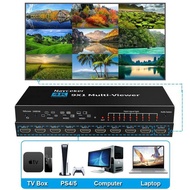HDMI QUAD Multiviewer Multi View 9 PORT/ 8 PORT - 9 DISPLAY Multiview 4K