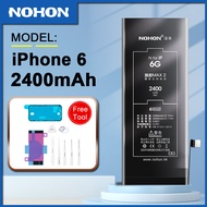 NOHON High Capacity Battery For iPhone 6 Phone Replacement Batteries 2400mah With Free Tools