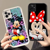 DK-72 Mickey Mouse Silicone Casing black and white for Realme Narzo Note C63 C53 SE N53 6 C61 N61 NE