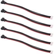 5pcs JST-XH 4S 8" / 200mm 22awg Kabel Sambungan Lipo Balance Silikon untuk Pengecas Bateri RC (C134-