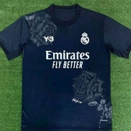 2425 Huangma Y3 Joint Jersey Black Short-Sleeved Football Jersey