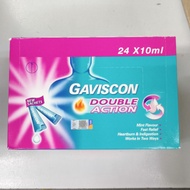 Gaviscon double action Liquid Sachet 24X10ML E:4/26GAVISCON DOUBLE ACTION 24SACHET BUNGKUS GAVISCON 