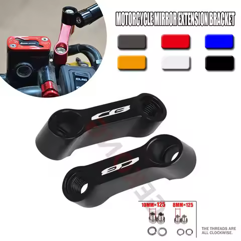 Motorcycle Rearview Mirrors Extension Riser Extend Adapter Fit for CB650R CB500X CB400X CB500F CB400