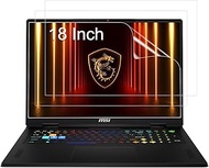 3 Pack 18 Inch Screen Protector for MSI Vector A18 HX, MSI Raider 18 HX AI, MSI Stealth 18 HX AI, MS