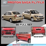 PROTON SAGA FLX/FL SE STYLE FULLSET SKIRTING PU GETAH BODYKIT