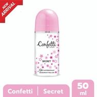 Confetti Roll On - Secret 50ml / คอนเฟตติ โรลออน- ซีเคร็ท 50มล.