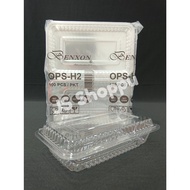 BENXON OPS H2 Plastic Container (100pcs+-) / Kuih Container / BX H2 / Bakery Container / Plastic