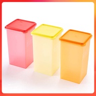 Tupperware 3.1L Mosaic Keeper Red Merah Yellow Kuning Oren Orange Jingga Bekas Roti Putih Gardenia W