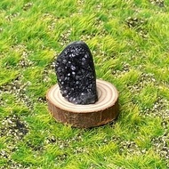 小小能量擺件-天然小小迷你滿天星紫晶鎮 紫水晶 辦公室 療癒